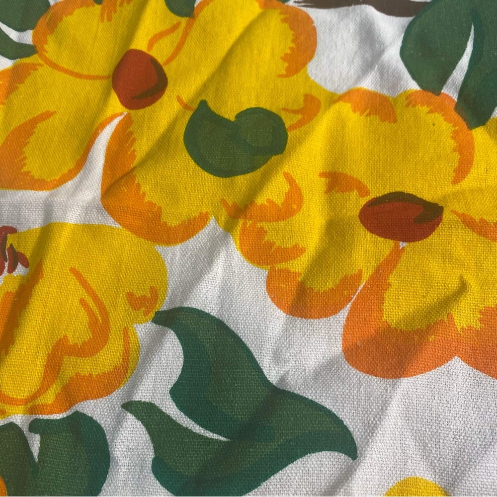 Vintage Style Colorful Tea Towels - Set of 3 100% Cotton Retro Kitchen Linens - Picture 3 of 13
